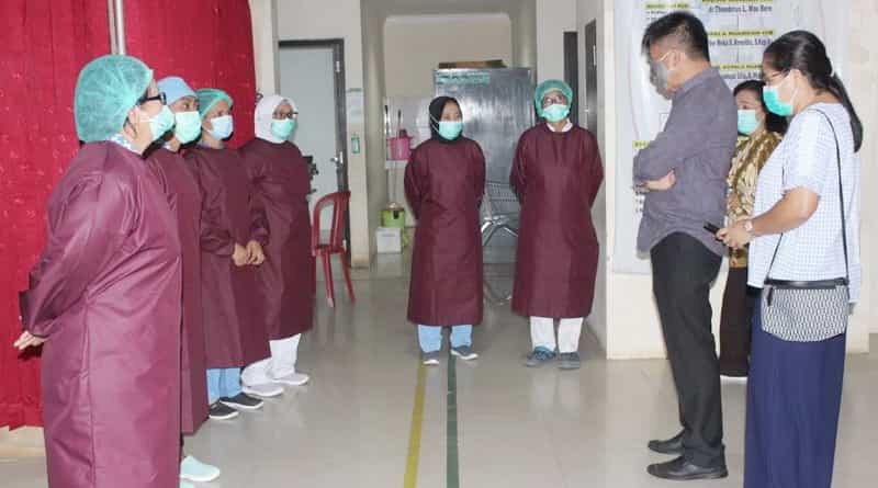 Bupati Belu Tinjau RS Gabriel Manek Mulai Operasikan Alat TCM Covid